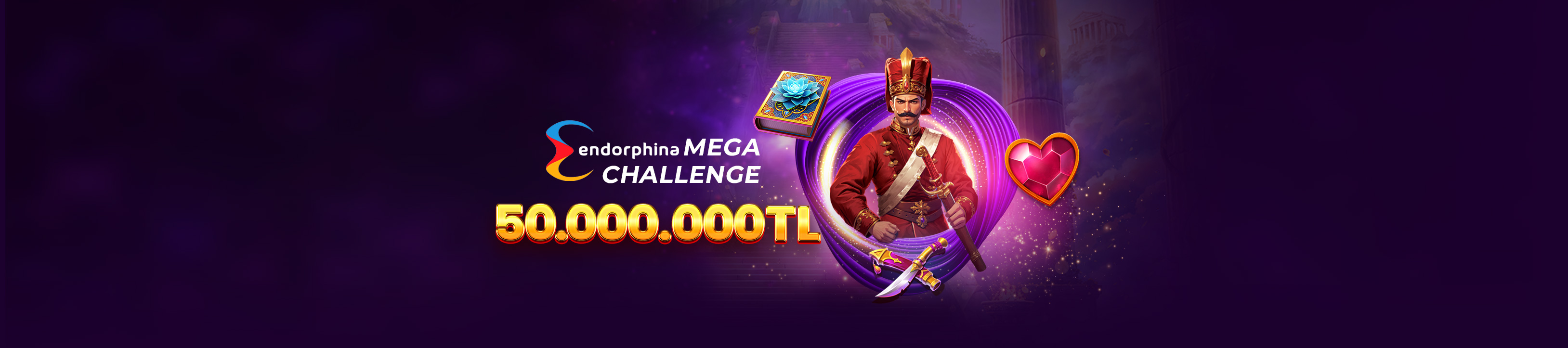 Endorphina Mega Challenge 50.000.000 TL turnuva TRbet